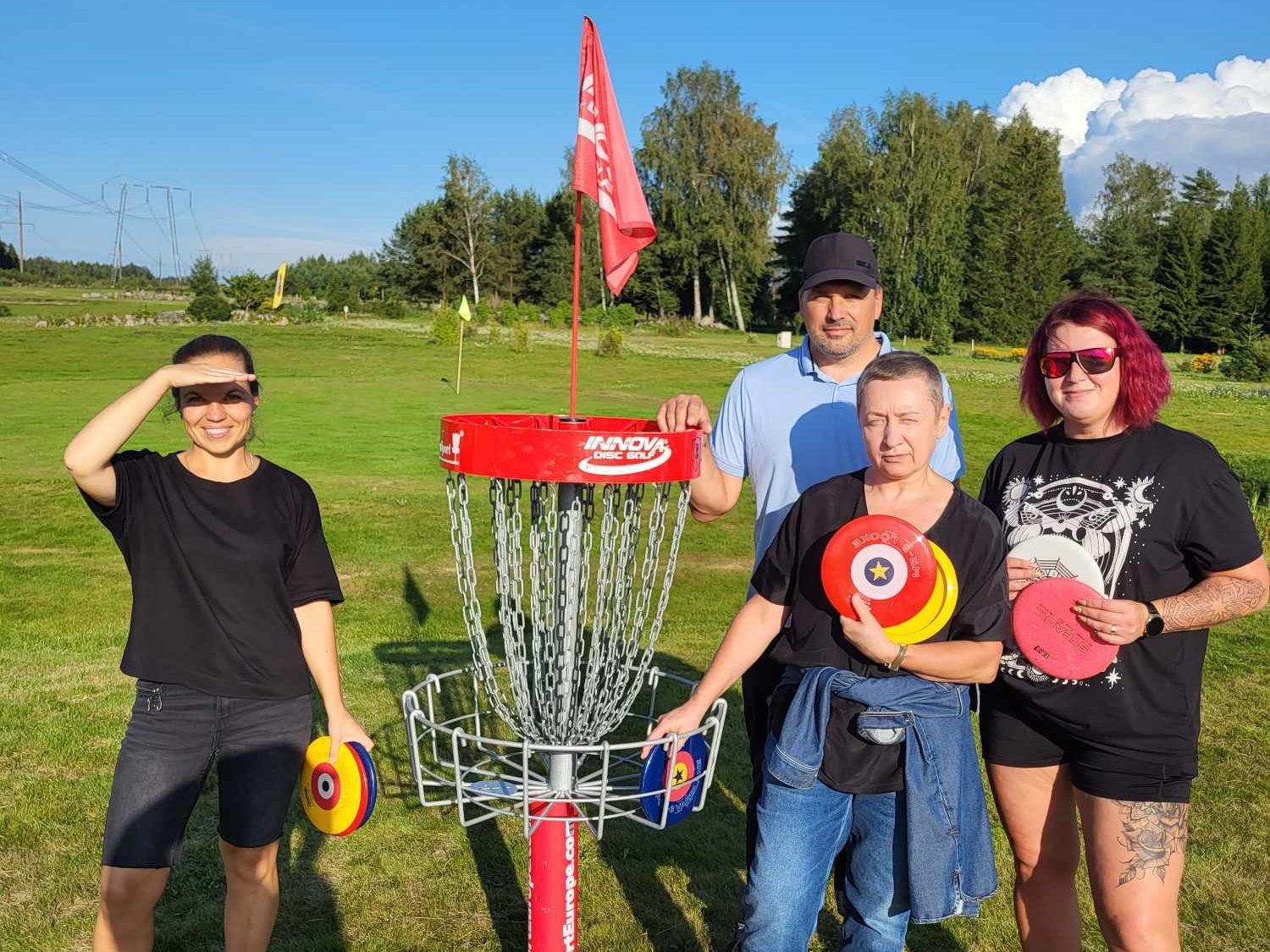 Discgolfi koolitus Ojasaarel