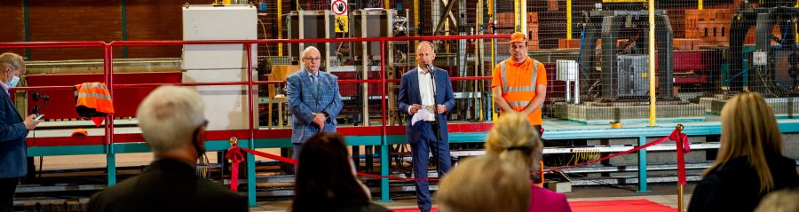 Aseri tehase uue automaatse sorteerimise ja pakendamise liini pidulik avamine. Foto: Maido Parv.