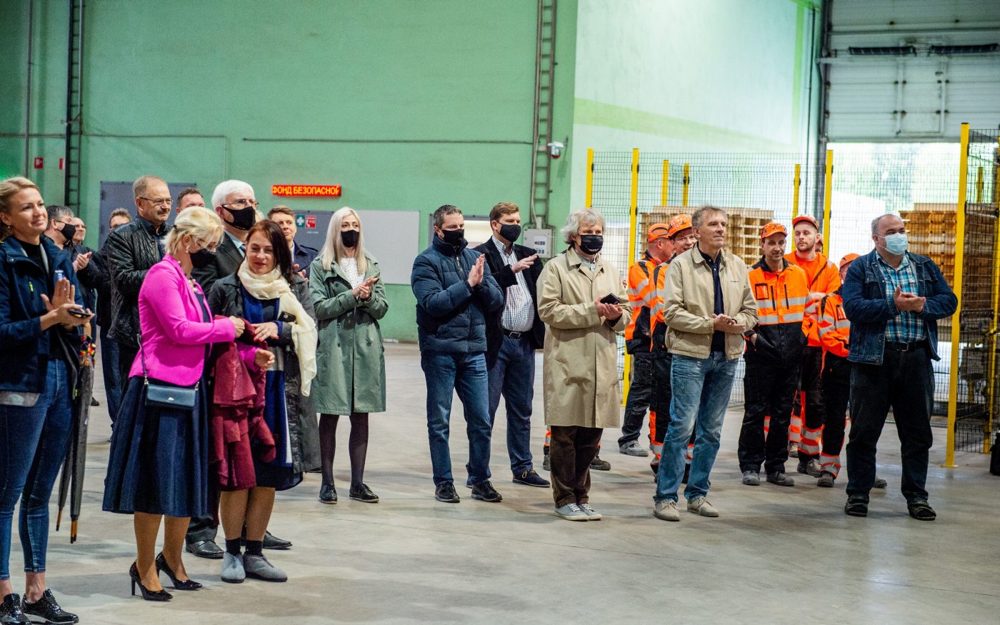 Aseri tehase uue automaatse sorteerimise ja pakendamise liini pidulik avamine. Foto: Maido Parv.