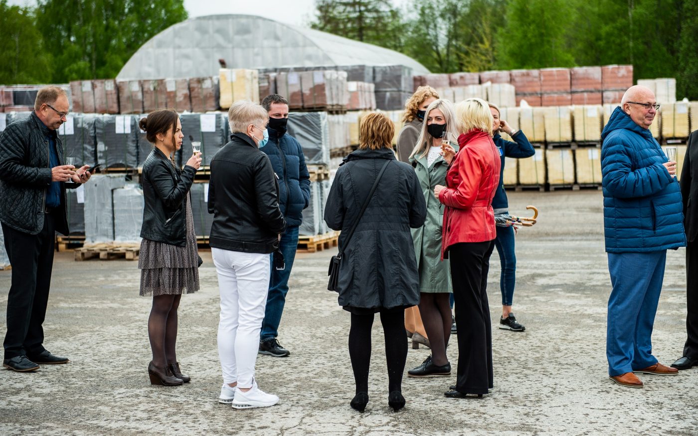 Aseri tehase uue automaatse sorteerimise ja pakendamise liini pidulik avamine. Foto: Maido Parv.