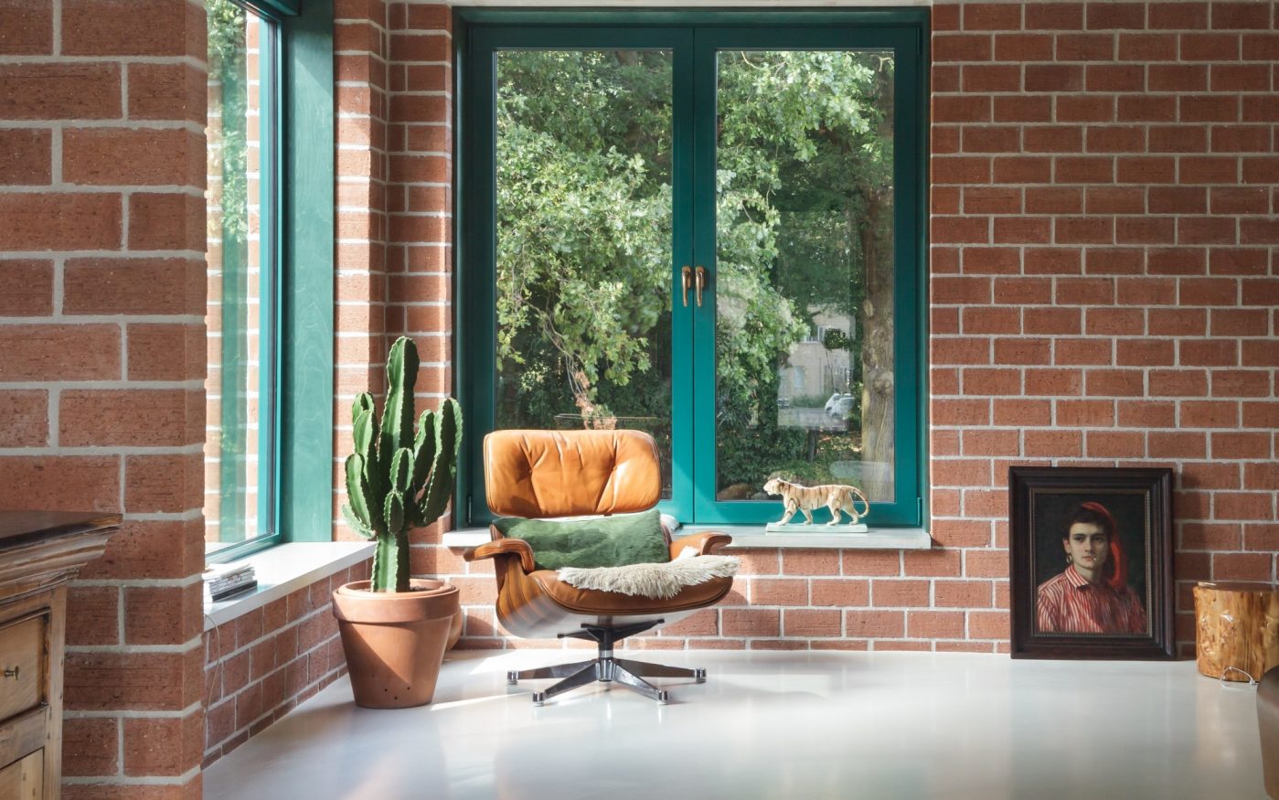 Atlas House, single-family house with facing bricks, Brick Award 2018 Winner Categoy "Feeling at home", Monadnok, Photo: Stijn Bollaert