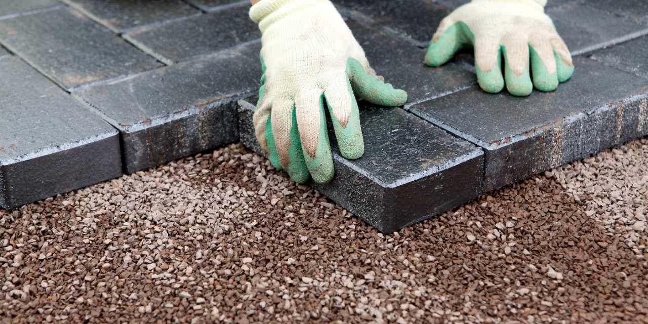 paving, bricks, clinker, lay, laying,