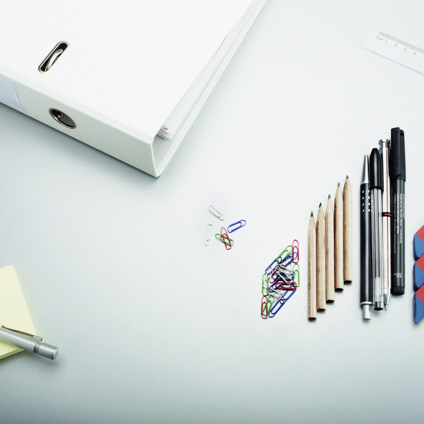 Wienerberger CBME flame symbol made of office supplies