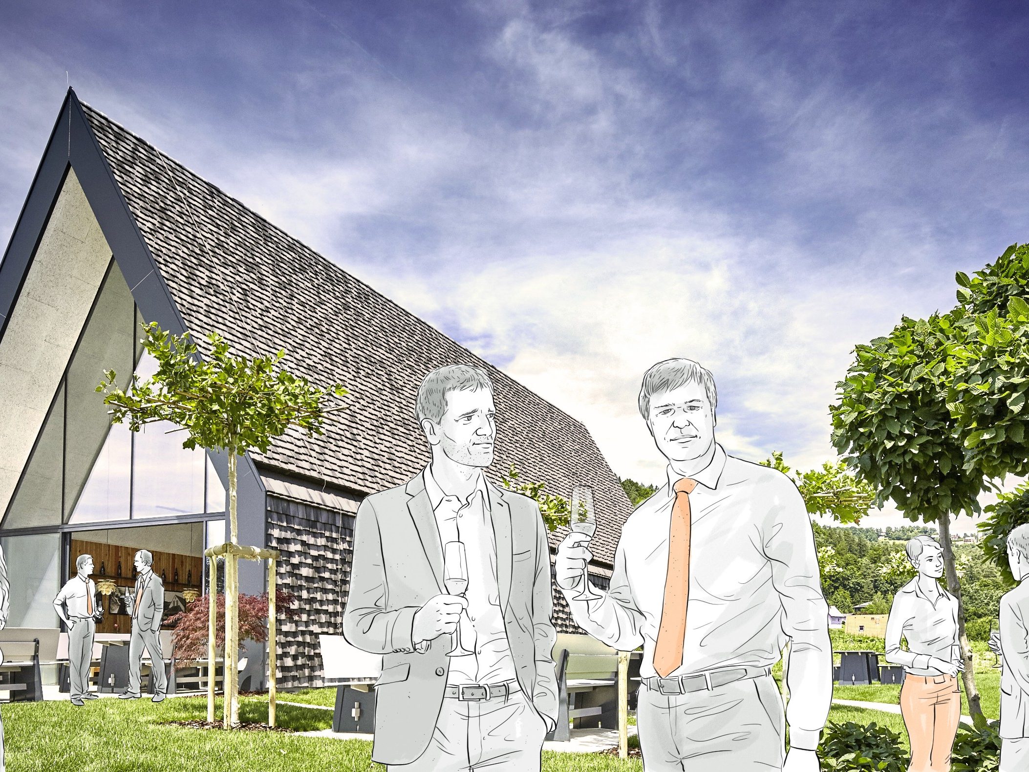 Calendar image photo celebration 200 years Wienerberger - people - event - management - house