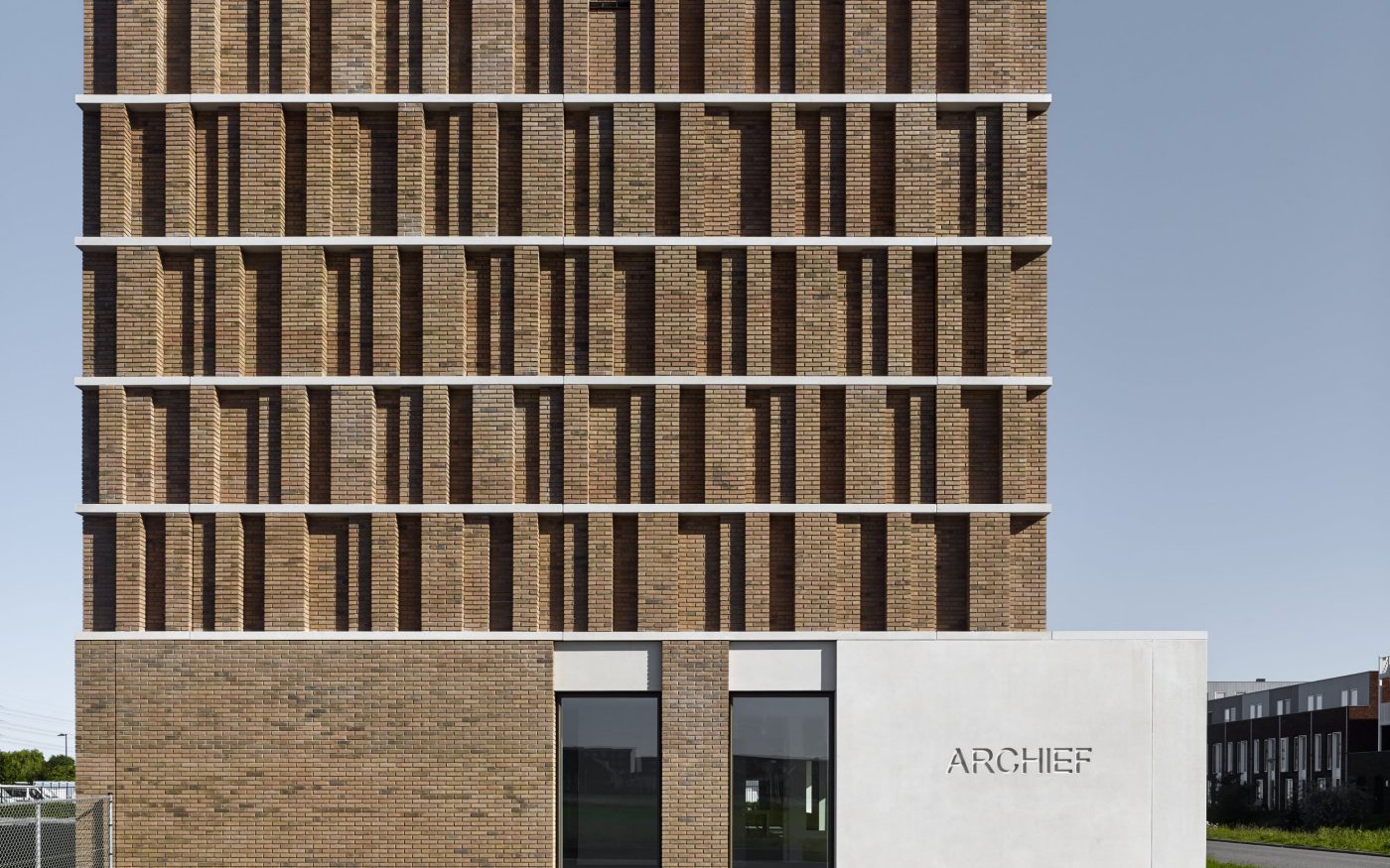 Delftas pilsētas arhīvs. Brick Award 2020 uzvarētājs. Arhitekti: Office Winhov, Amsterdama, Nīderlande; Gottlieb Paludan Architects, Kopenhāgena, Dānija Foto: Stefan Müller.
