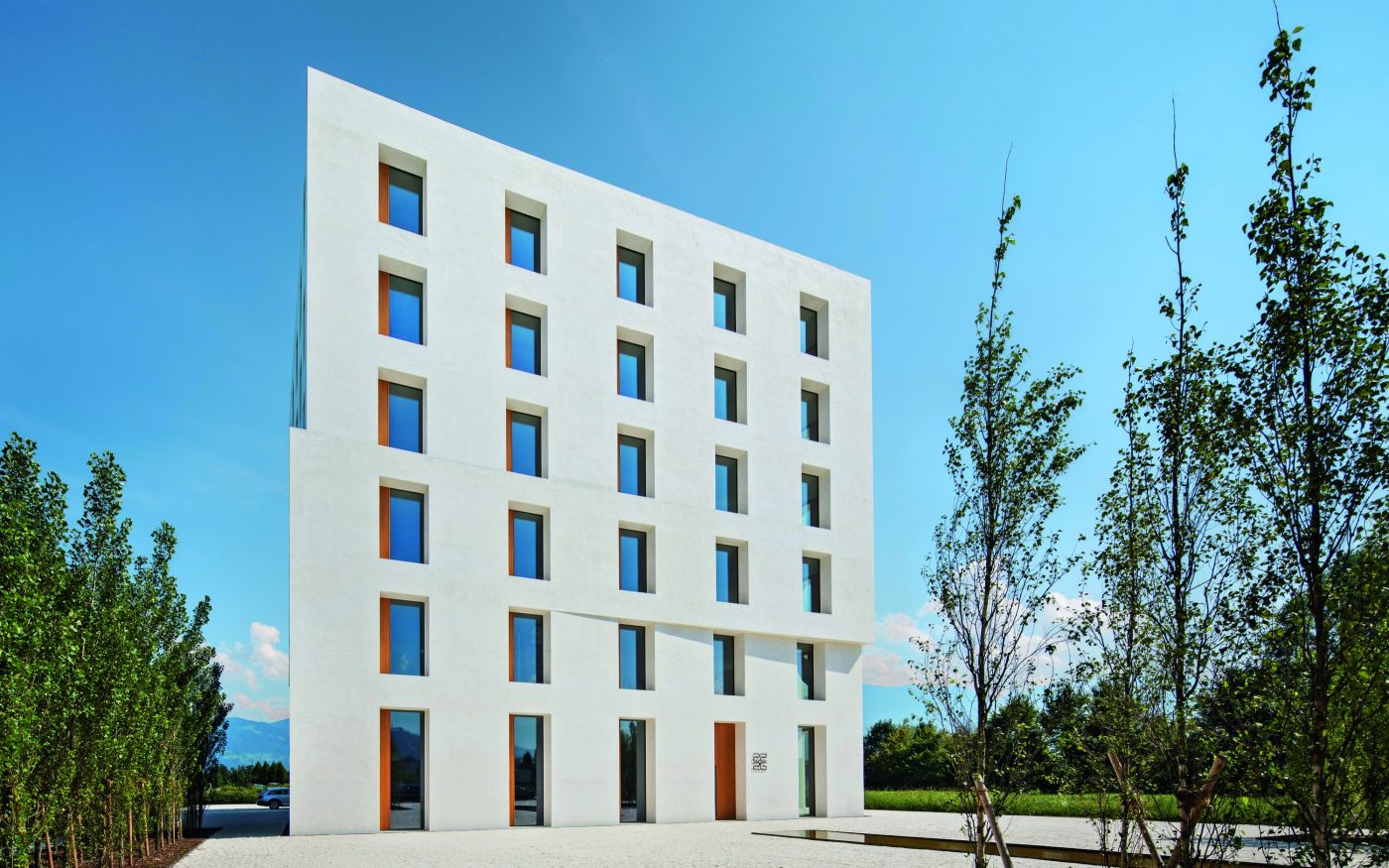 Brick Award 2016 godalgas un "Special Solution" kategorijas uzvarētājs – 2226 biroju ēka. Arhitektūra: Baumschlager Eberle. Foto: Norbert Prommer.