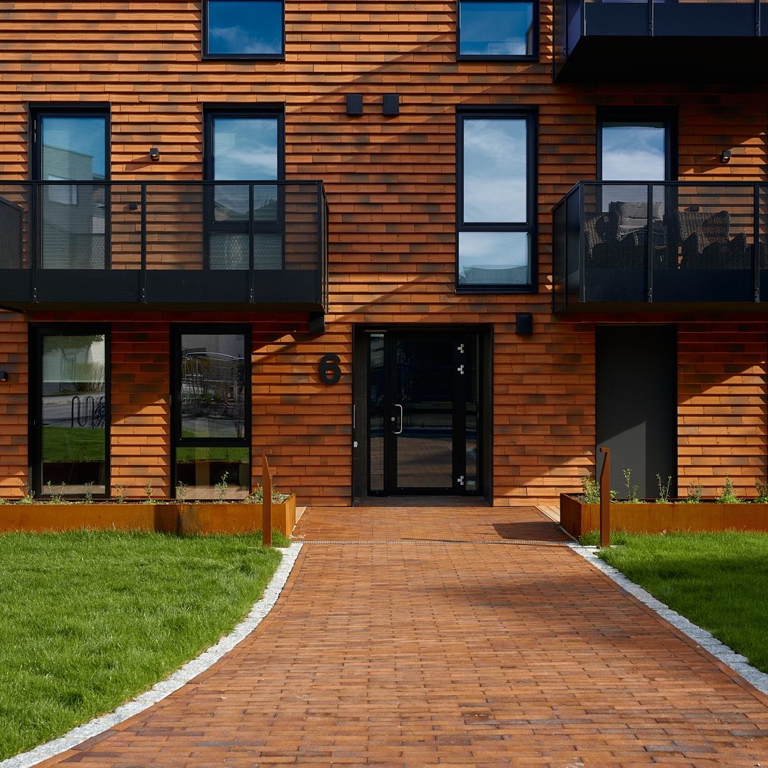 Facade cladding: URBAN L Christianshavn - URBAN L Nordhavn | Låven på Lund, Kristiansand