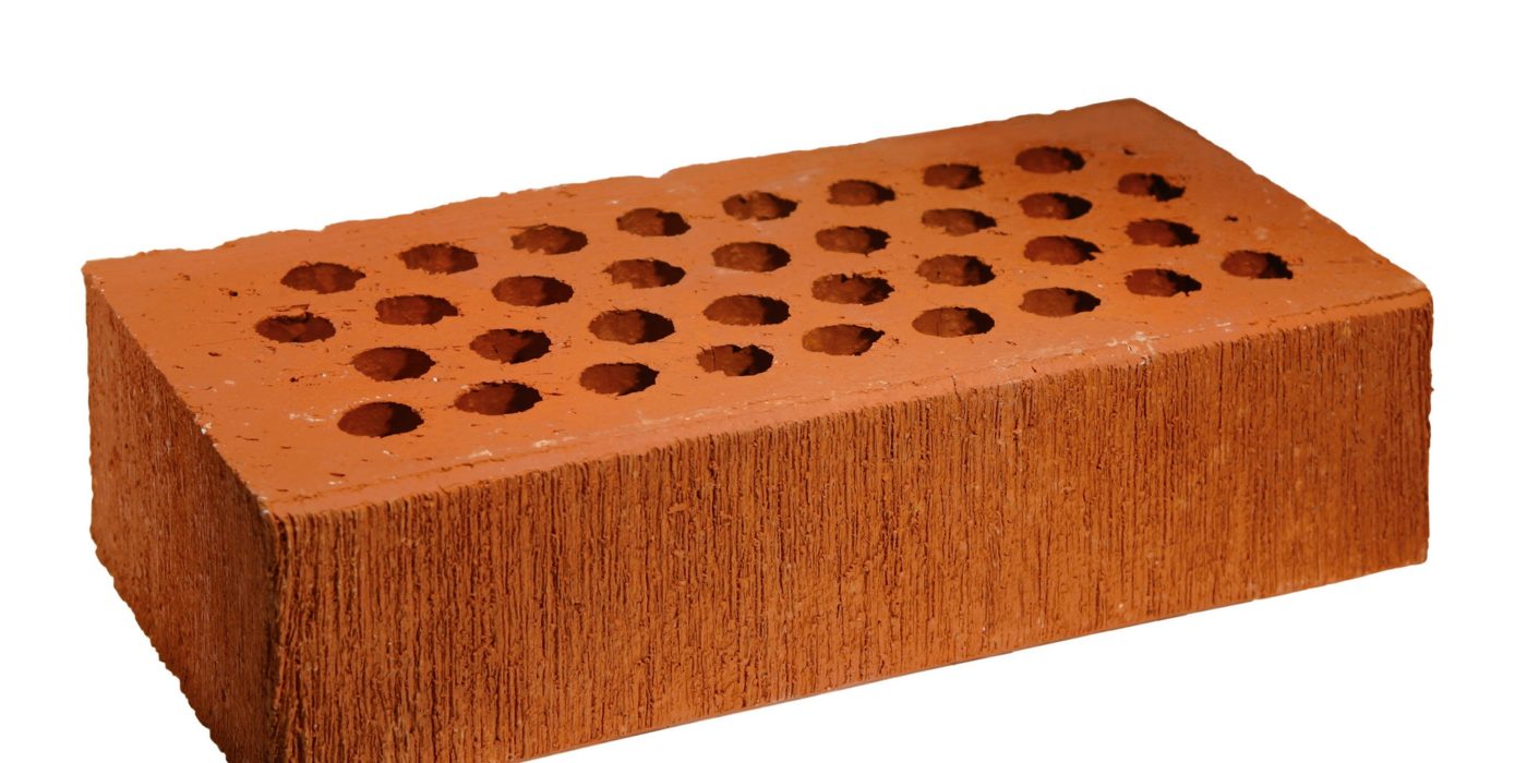 Terca Red Brushed ceramic brick in VAT65 format from Aseri plant (Estonia)