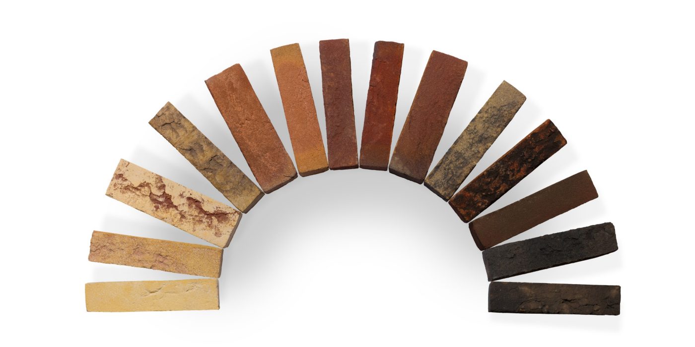 Collection of some facing bricks 