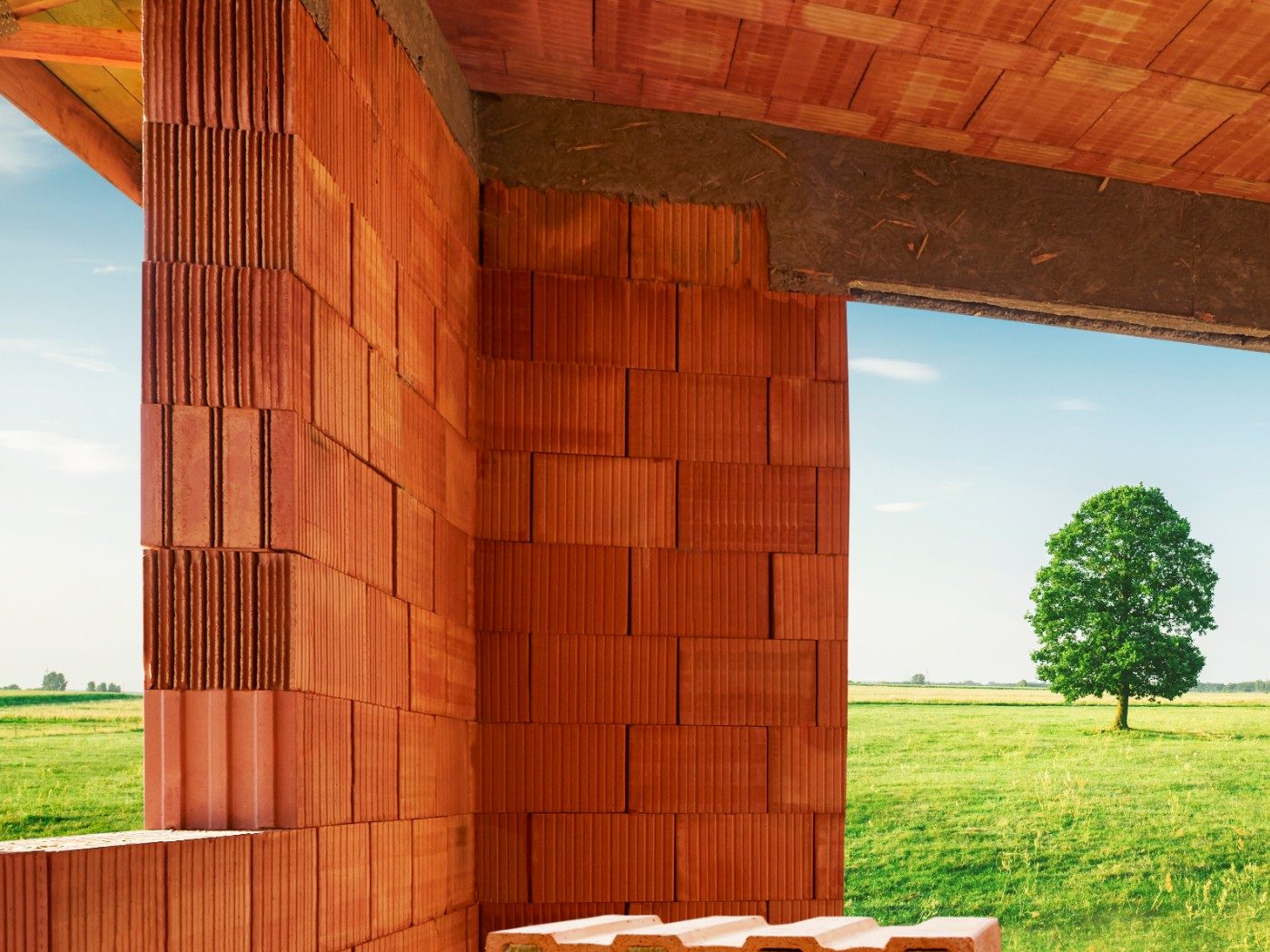 Calendar image photo brick home - people - Porotherm - home