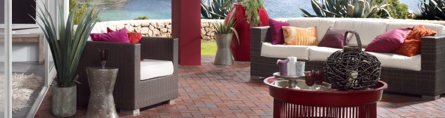 paver, penter, paving stone, terrace, furniture, bench, armchair, pillar, sea