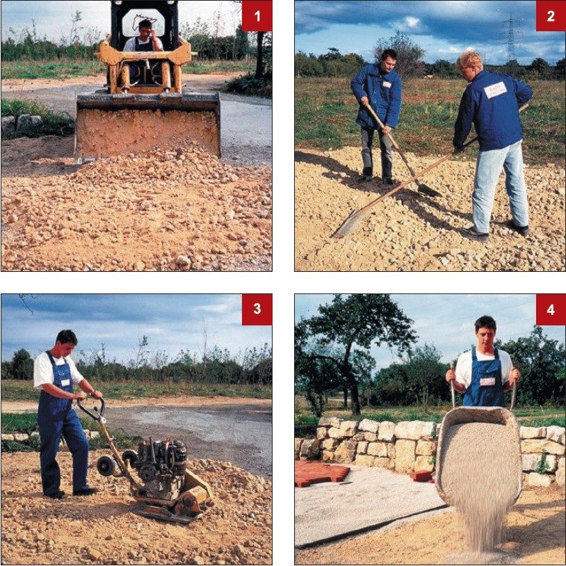 Pavers installation pictures step by step