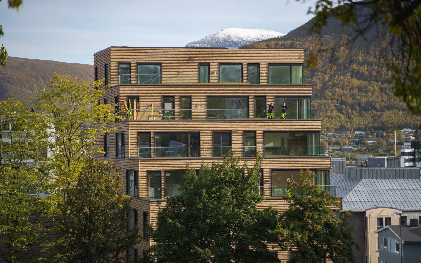 Facade cladding  - URBAN Frederiksberg - Kongsparken, Norway