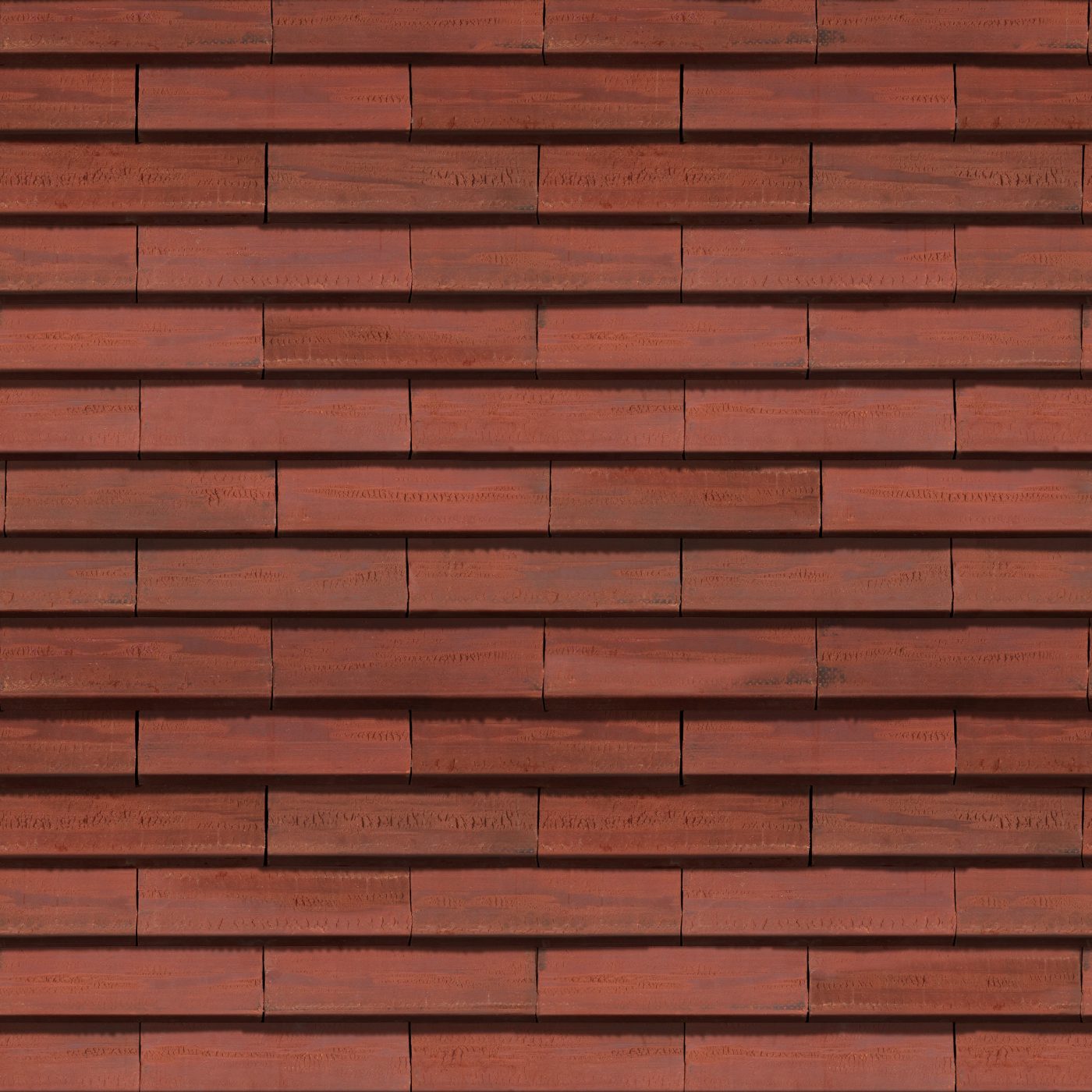 Veinipunasekirjud rustikaalse kareda pinnaga Urban Holmen keraamilised katusekivid.