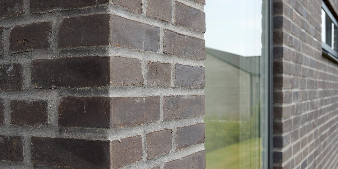 Single Family house, Vorrevangs Alle in Egaa, Facing Brick W 454 Sort Onyx